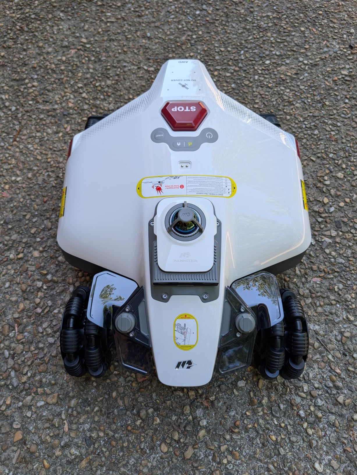 Mammotion LUBA 3 AWD 3000 Robot Lawn Mower, Perimeter Wire Free for 0.75 Acre, 360° LiDAR+NetRTK+AI Vision, All-Wheel-Drive for 80% Slopes, 30 Multi-Zone Management, Cutting Height 1.0