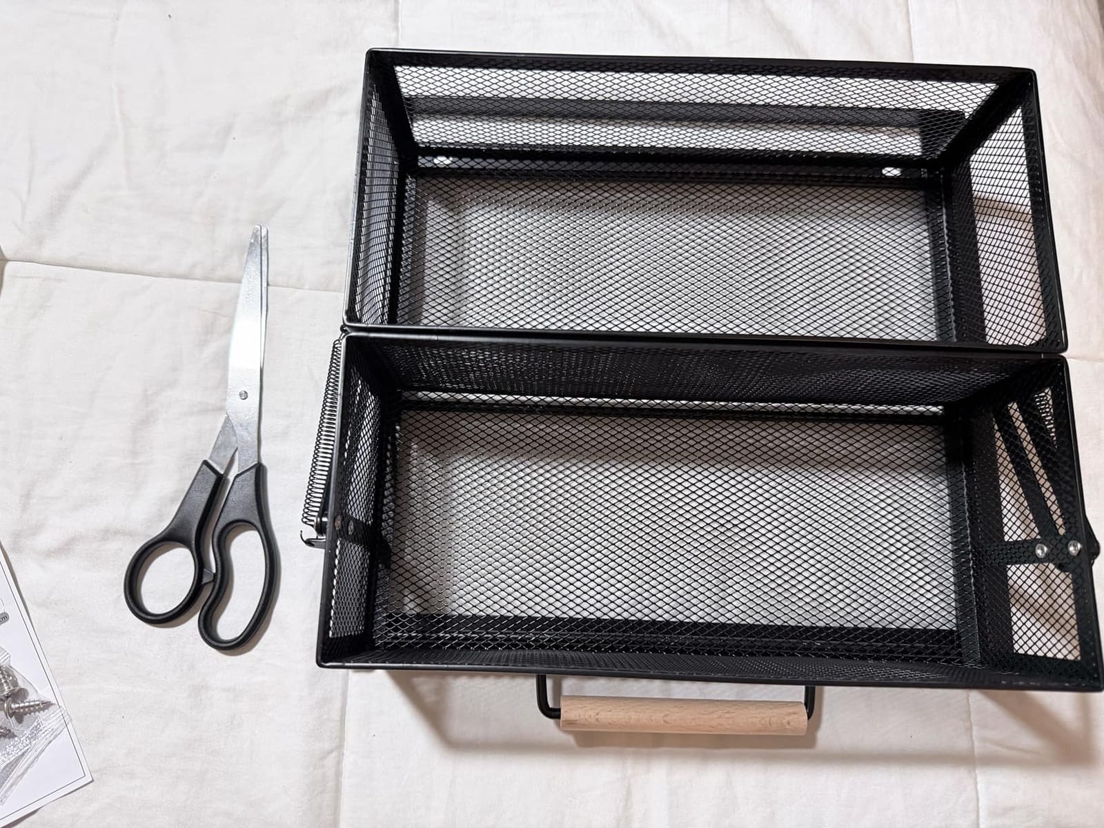 HOUSE AGAIN Pull-Down Cabinet Organizer for High/Deep Cabinets, Drop Down Spice Rack, 12.6