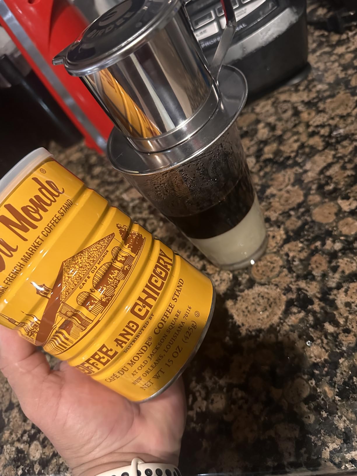 Birdee Vietnamese Coffee Dripper - 16 oz, Stainless Steel, Large Drip Filter, Durable, Dishwasher Safe, Home Use, Travel, Camping, Gift Sets customer photo 2