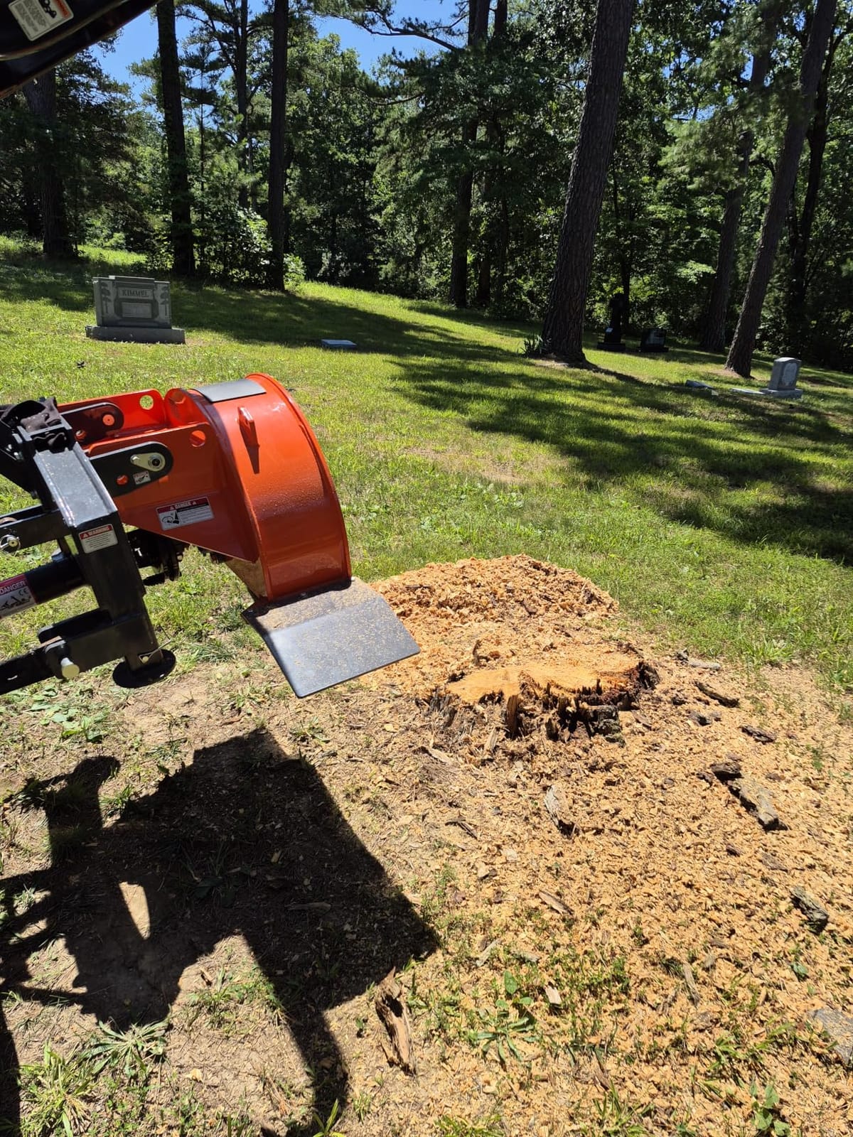 MechMaxx 3-Point PTO Stump Grinder with 44 Carbide Teeth (PTO Shaft Included with Slip Clutch), for 35-80HP Tractor, SG28 customer photo 2