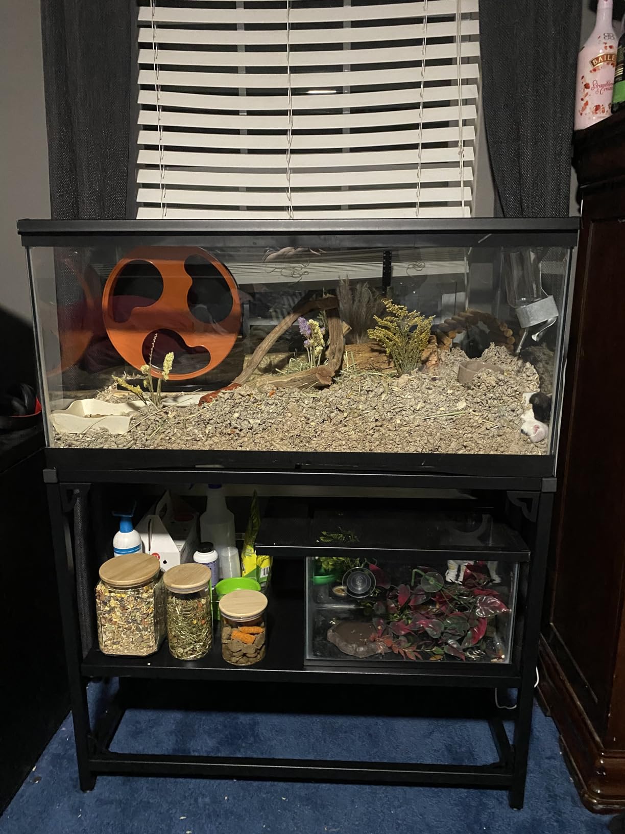 TOCRETOARE Fish Tank Stand 55-75 Gallon, Metal Aquarium Stand, 48.5