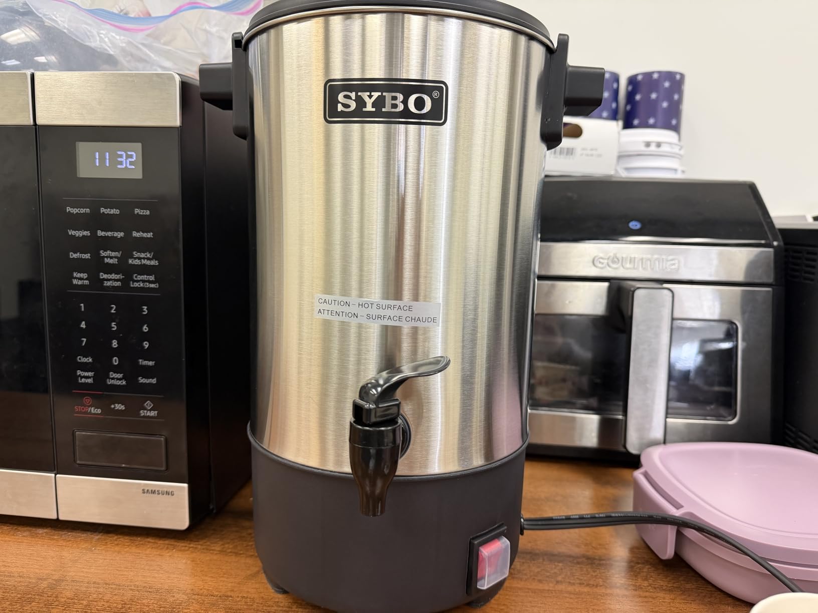 SYBO 45 Cup Coffee Urn, 6L Commercial Stainless Steel Coffee Maker customer photo 1