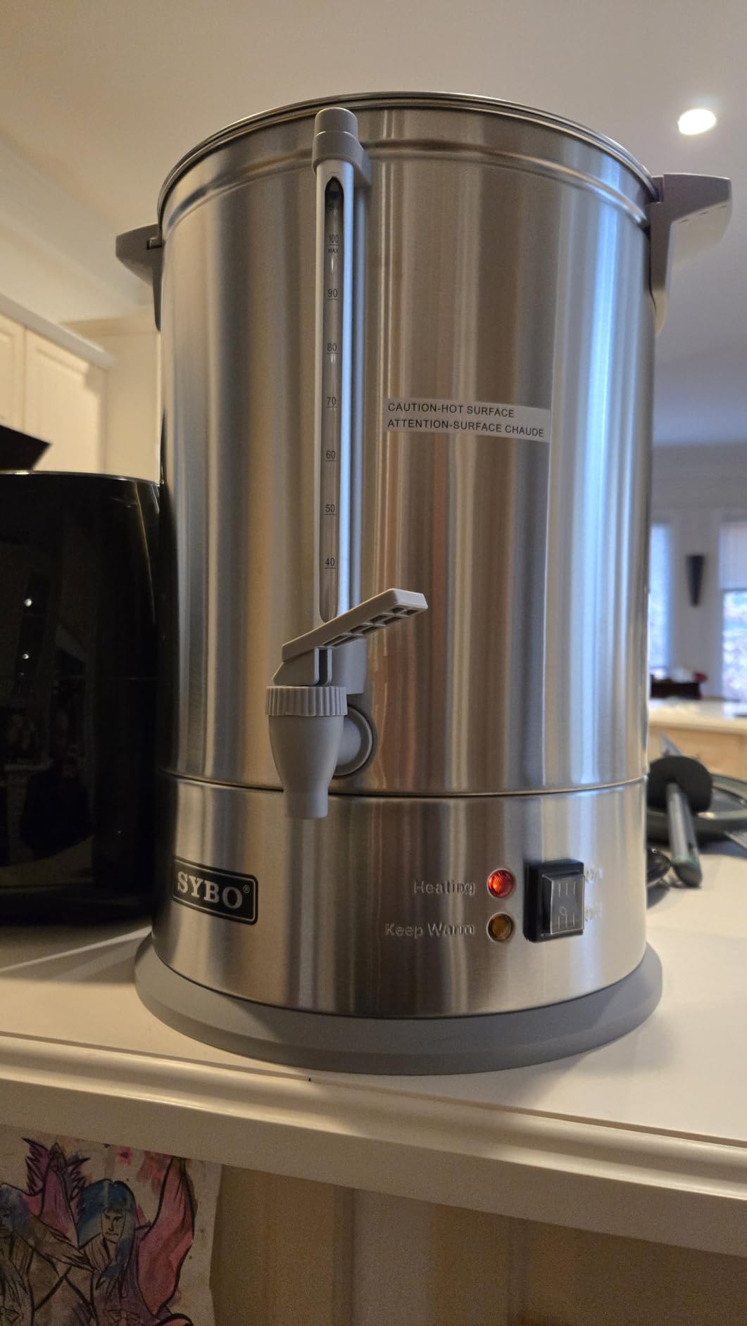 SYBO 45 Cup Coffee Urn, 6L Commercial Stainless Steel Coffee Maker customer photo 2