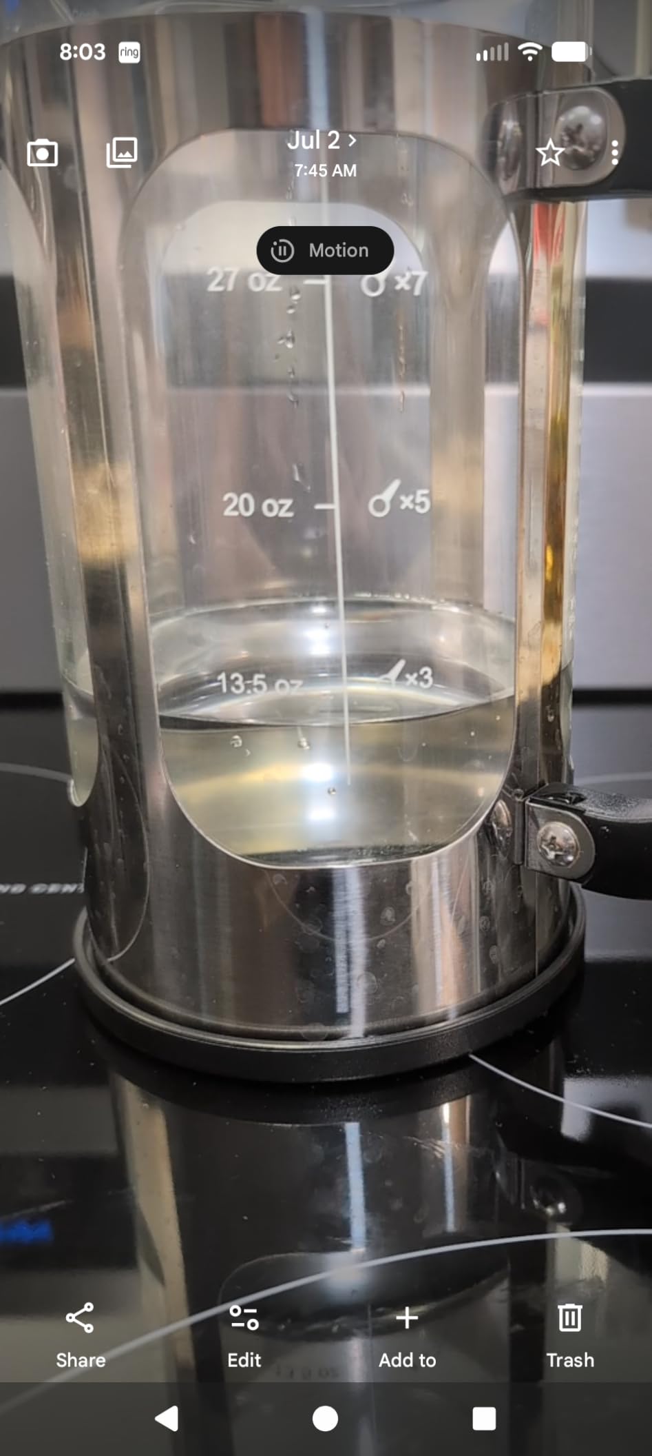 Veken French Press Coffee Maker,No Plastic Touches Cafe,21oz 0.6L Small Pot customer photo 2