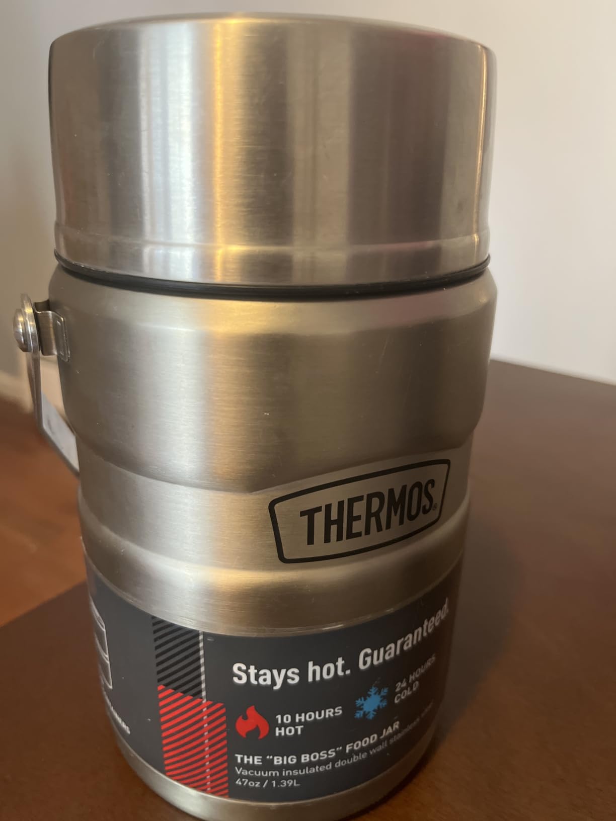 THERMOS Stainless King Food Jar with Spoon, 16oz, Matte Steel customer photo 2