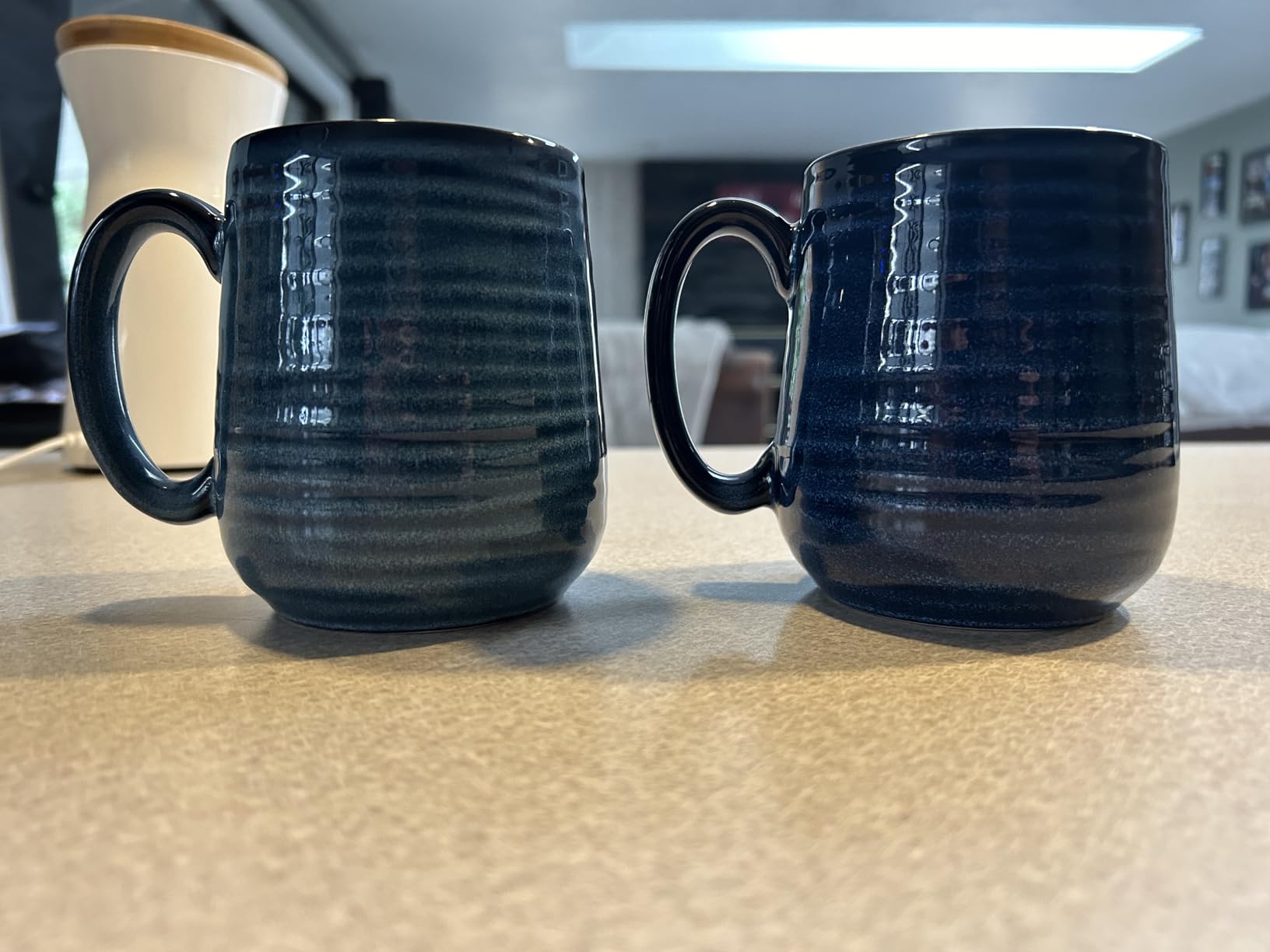 HASENSE Ceramic Coffee Mugs Set of 4, 16 oz Large Reactive Glaze Mugs customer photo 2
