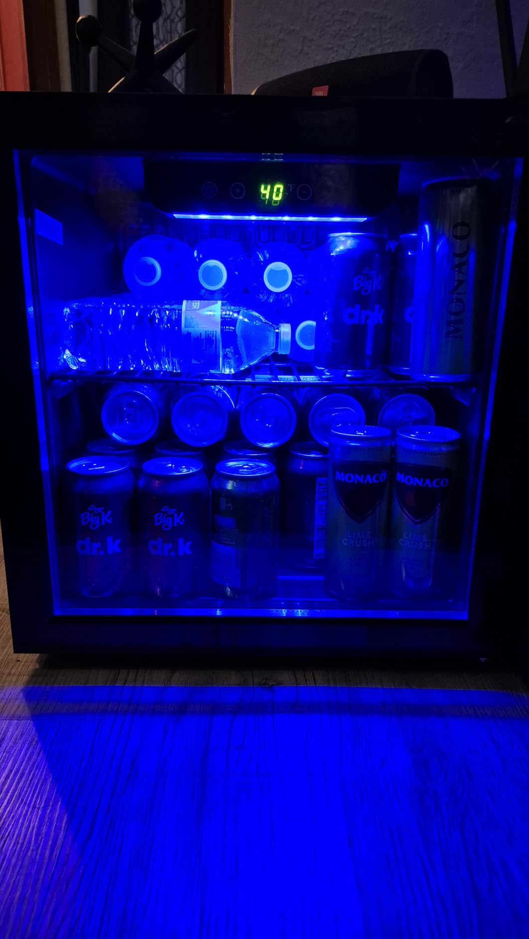 EUHOMY 24 Inch Wine and Beverage Refrigerator, Dual Zone Wine Cooler customer photo 2