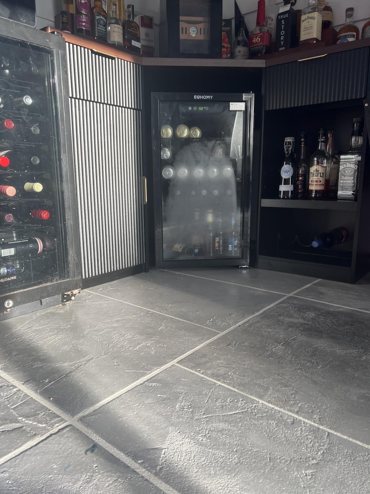 EUHOMY 1.7 Cu.ft Mini Fridge, 68 Can Beverage Refrigerator with Glass Door customer photo 2