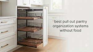 best pull out pantry organization systems without food