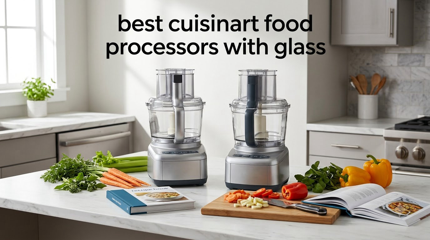 best cuisinart food processors with glass
