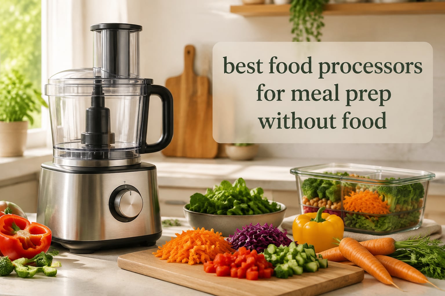 best food processors for meal prep without food