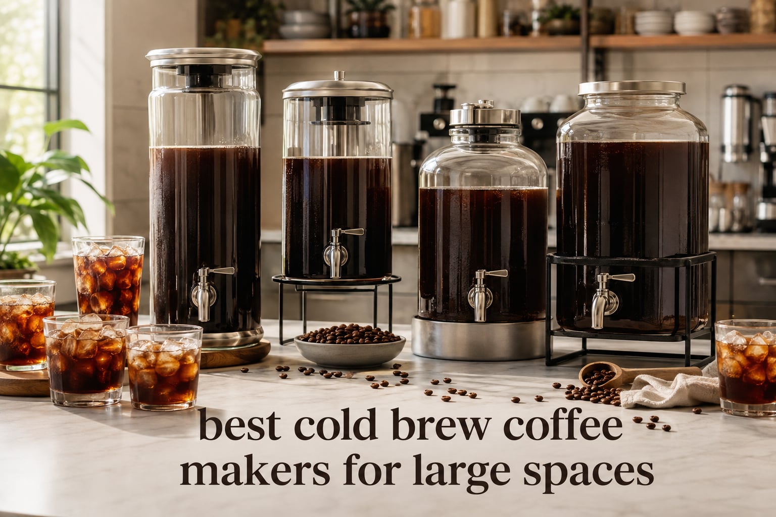 best cold brew coffee makers for large spaces