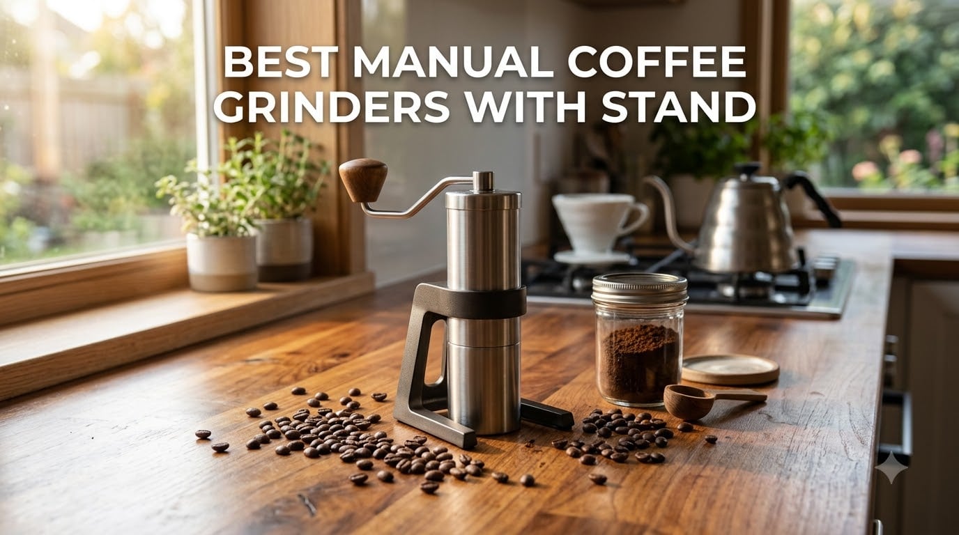 best manual coffee grinders with stand