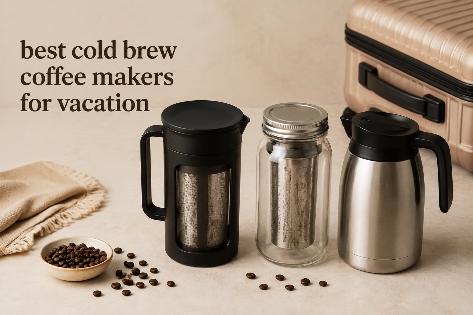 best cold brew coffee makers for vacation