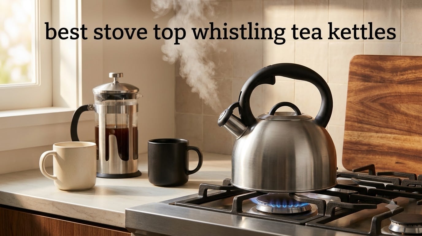 best stove top whistling tea kettles