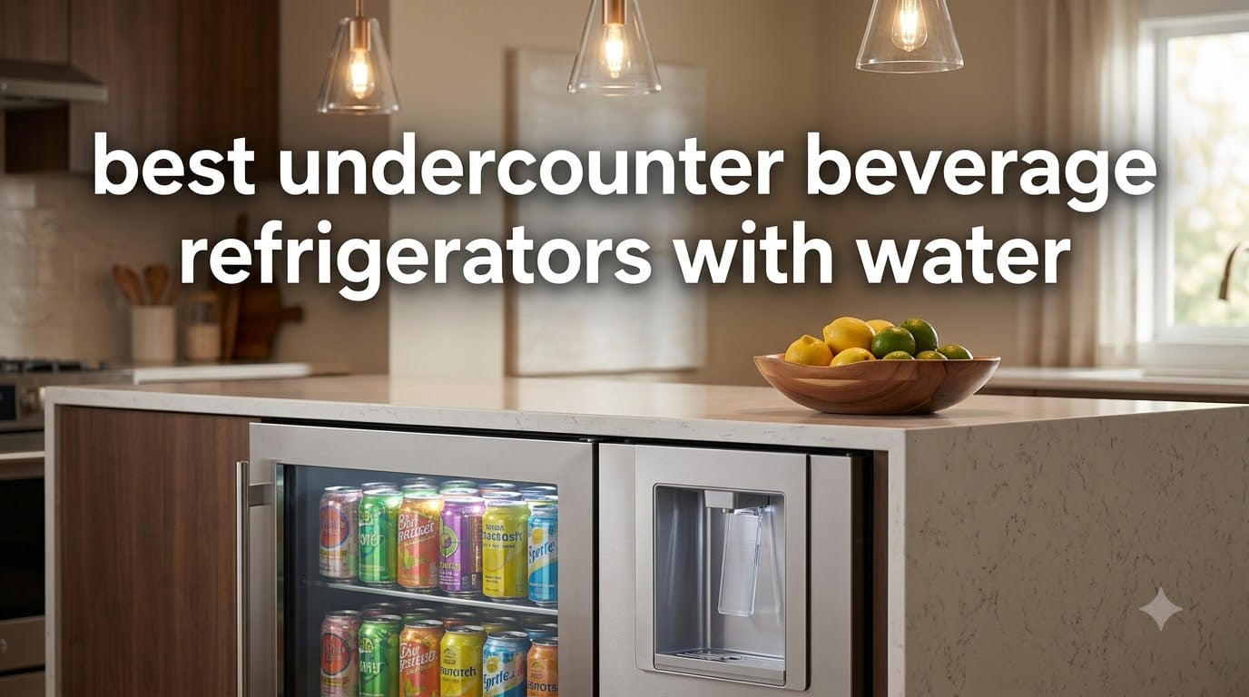 best undercounter beverage refrigerators with water