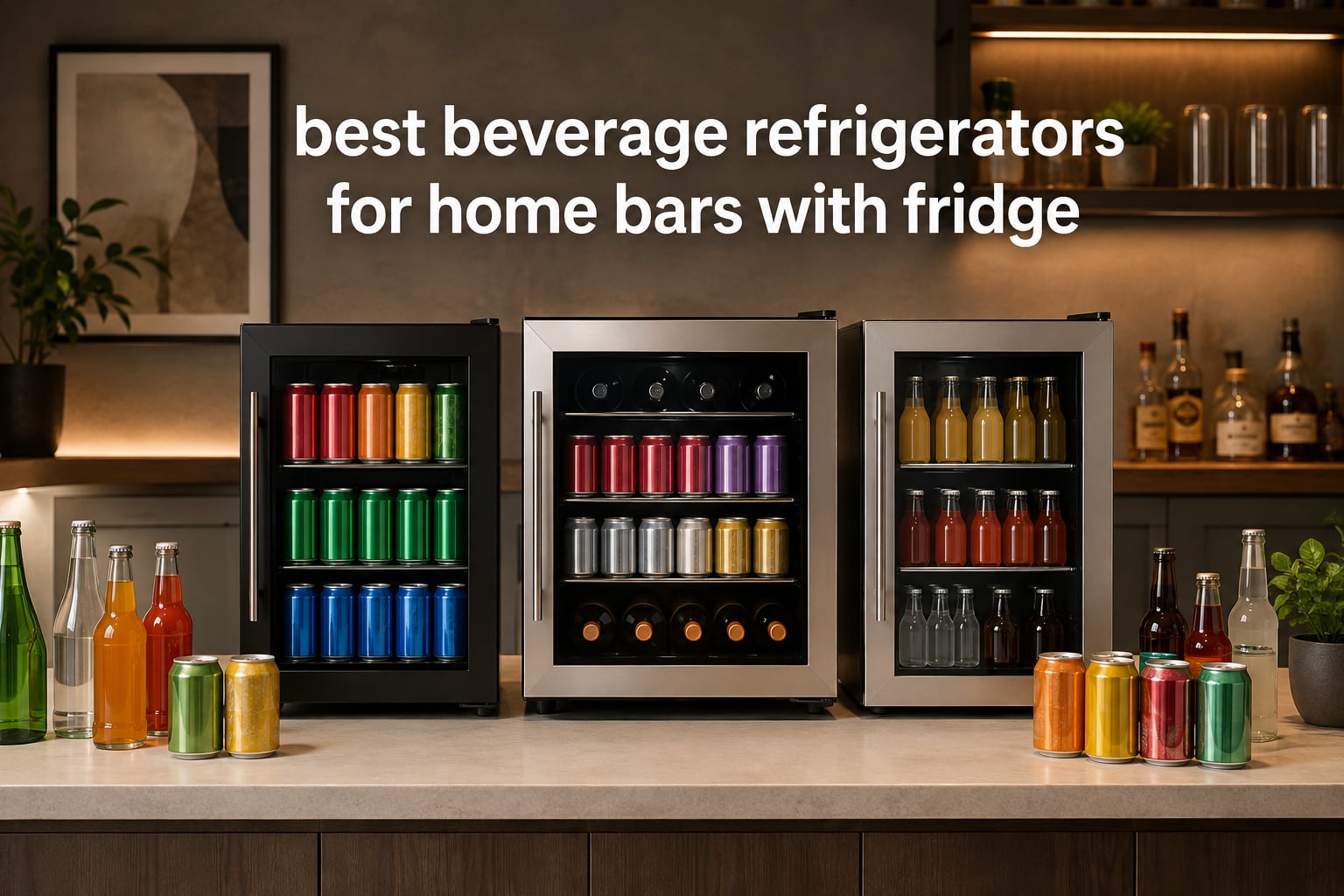 best beverage refrigerators for home bars with fridge