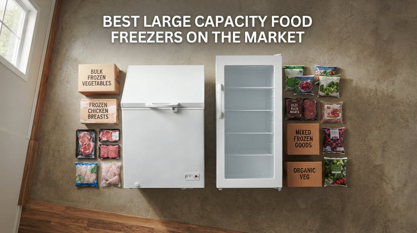 best large capacity food freezers on the market