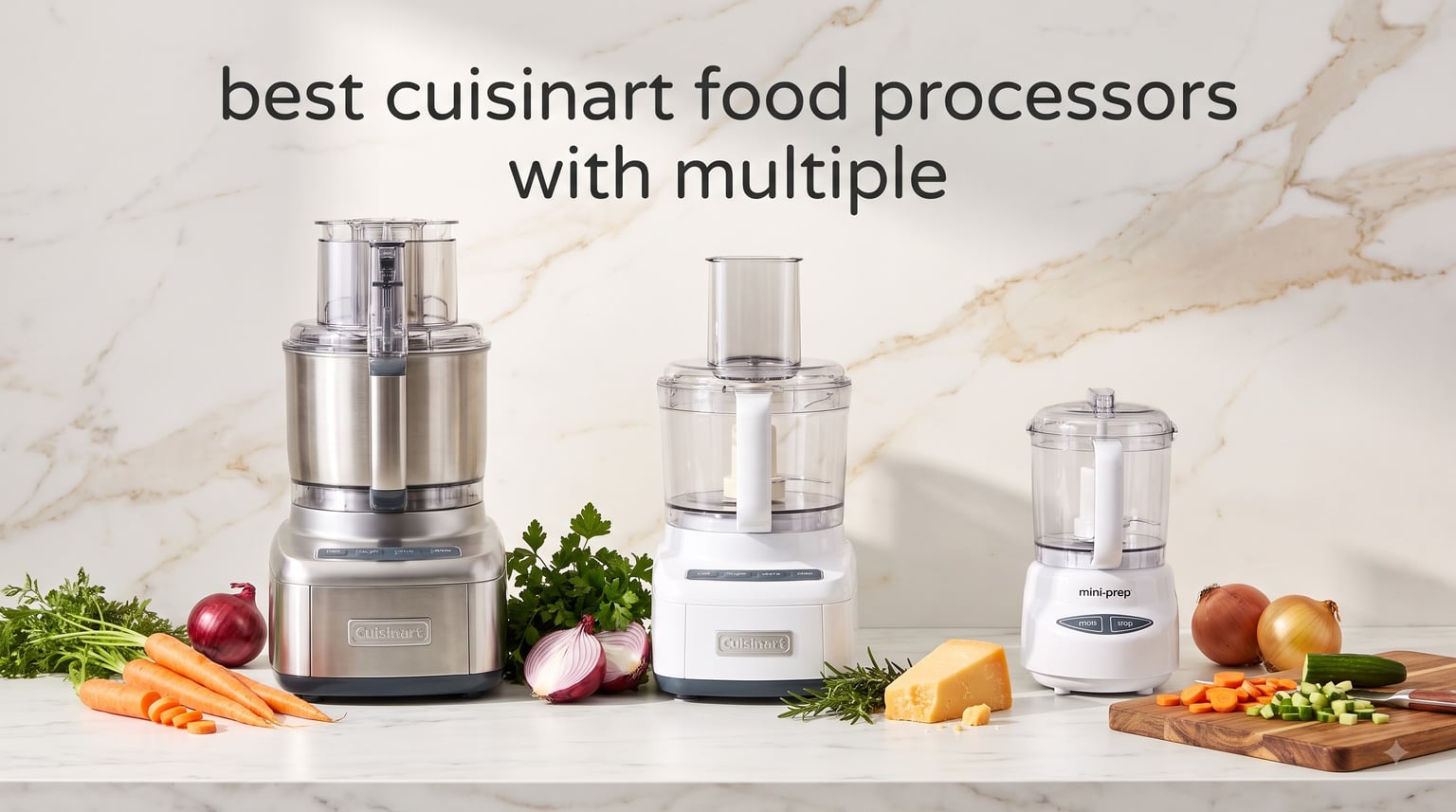 best cuisinart food processors with multiple