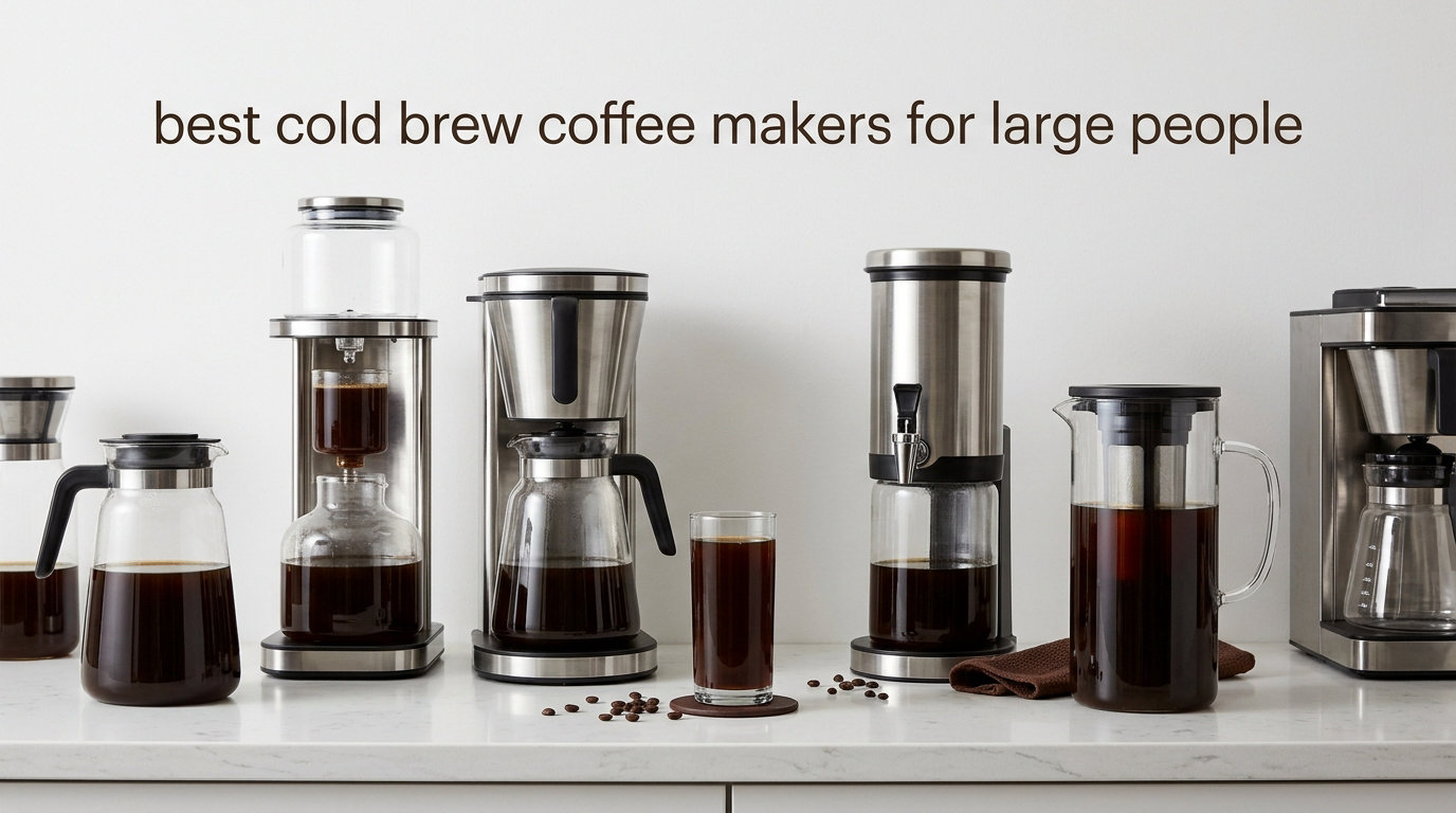 best cold brew coffee makers for large people
