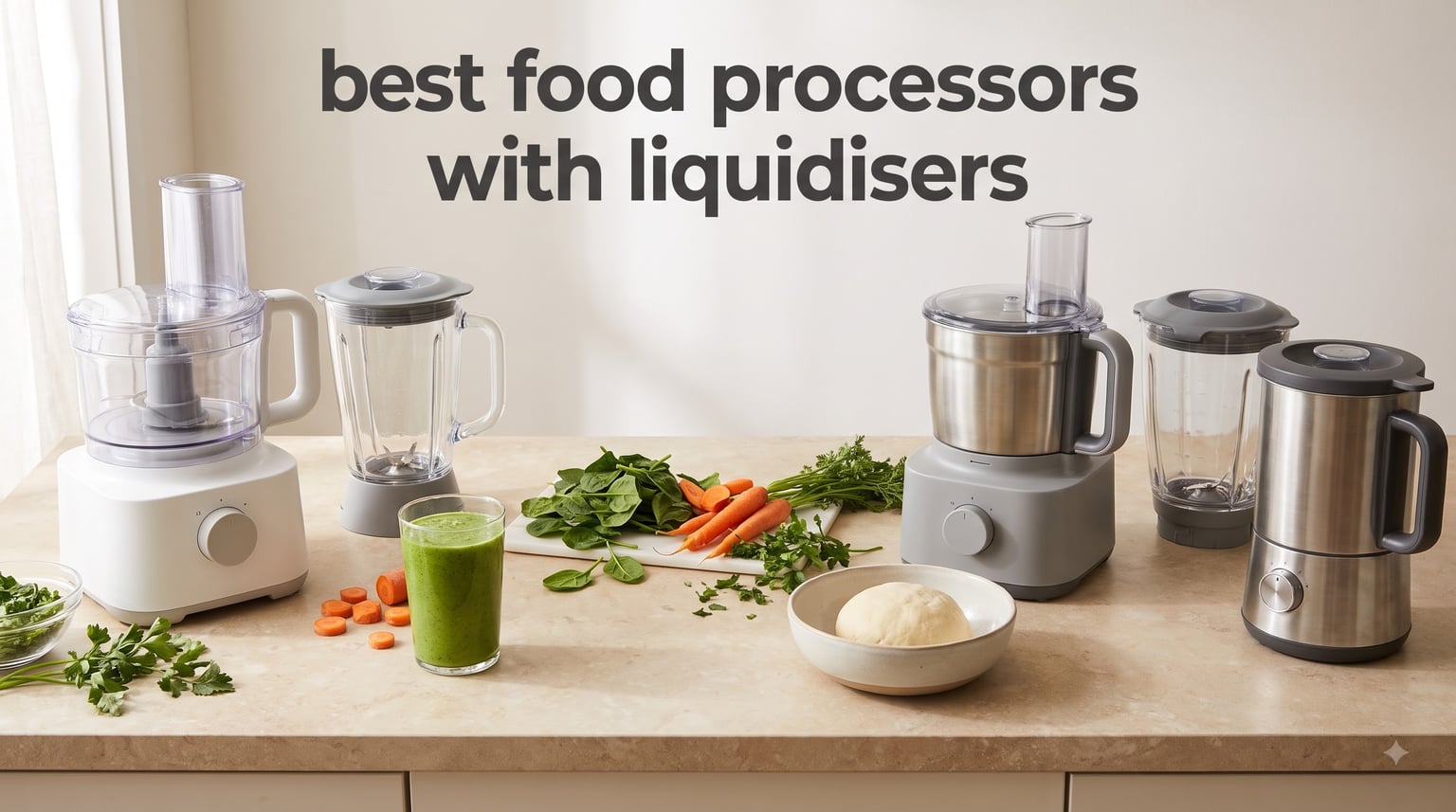 best food processors with liquidisers