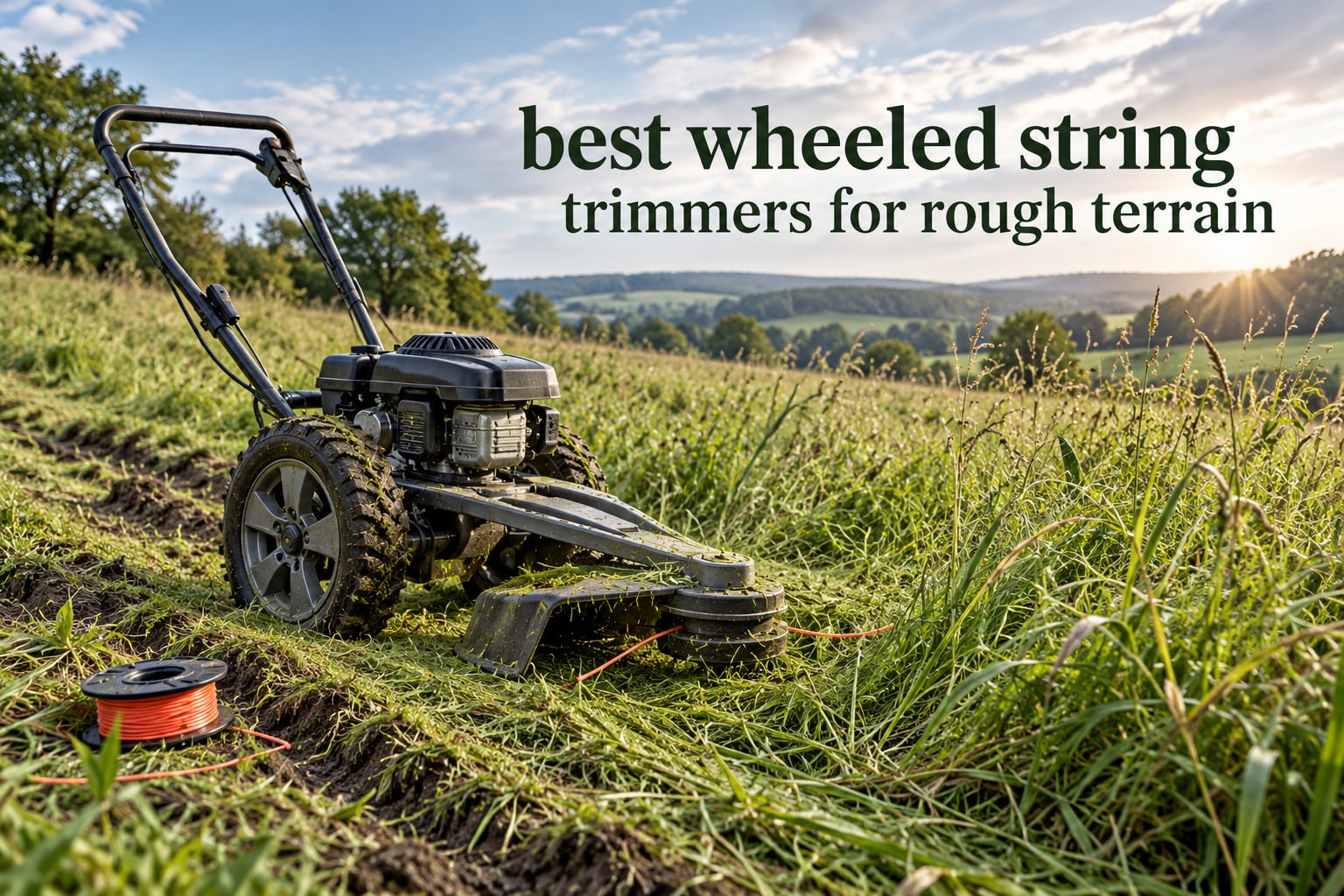 best wheeled string trimmers for rough terrain