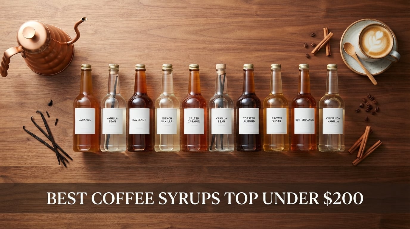best coffee syrups top under $200