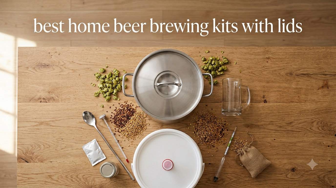 best home beer brewing kits with lids