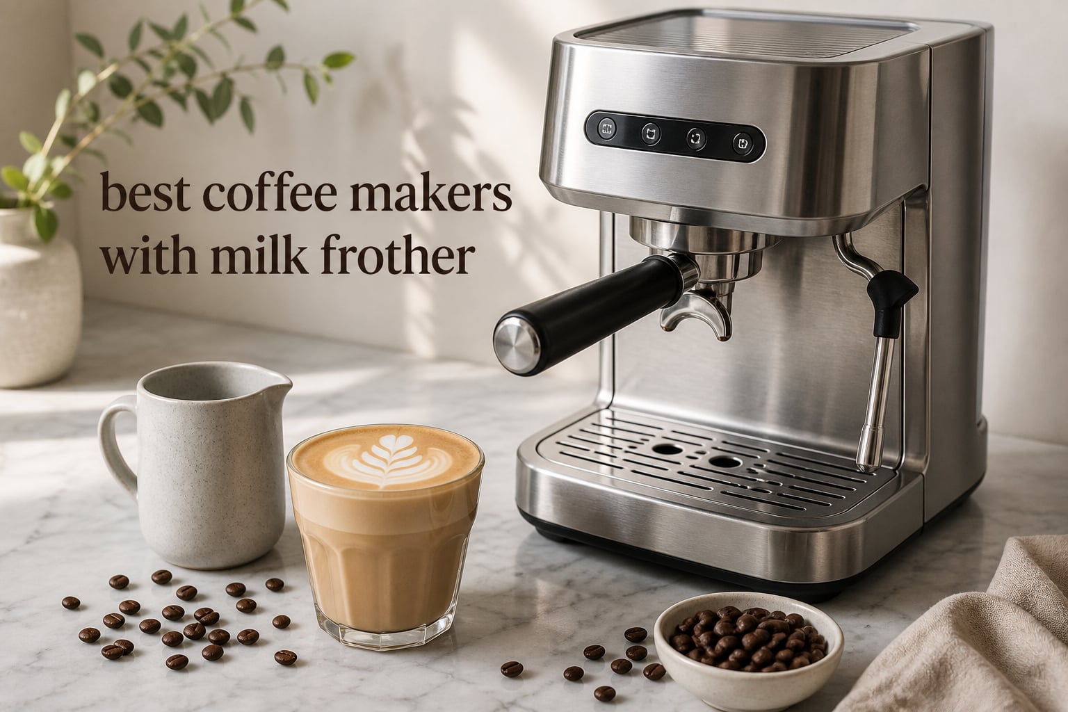 best coffee makers with milk frother