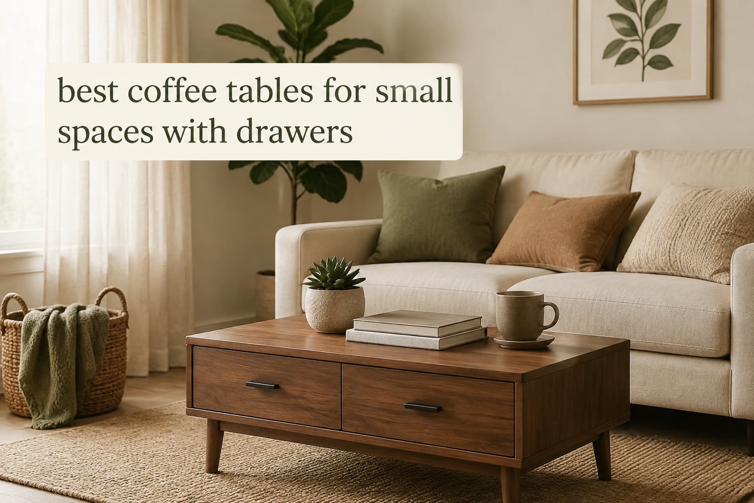 best coffee tables for small spaces with drawers
