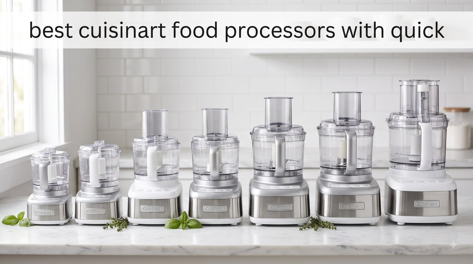 best cuisinart food processors with quick