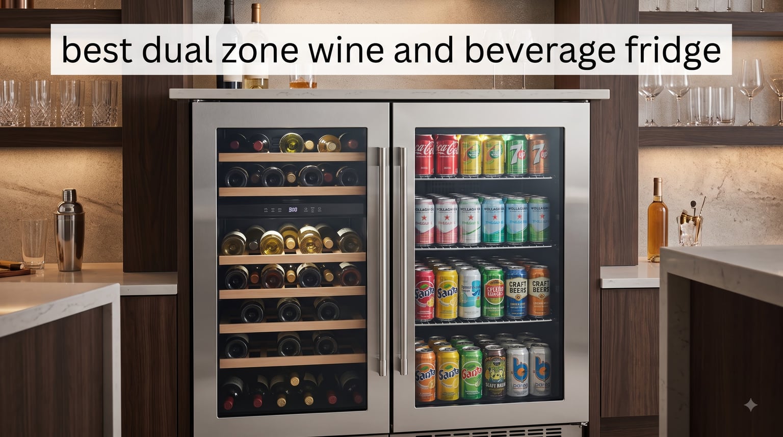 best dual zone wine and beverage fridge