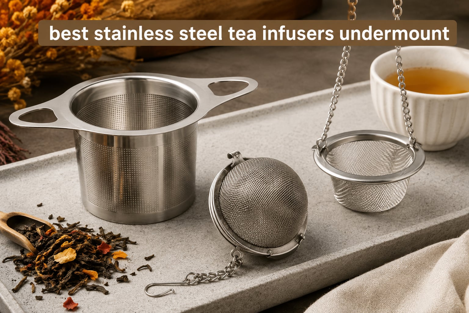 best stainless steel tea infusers undermount