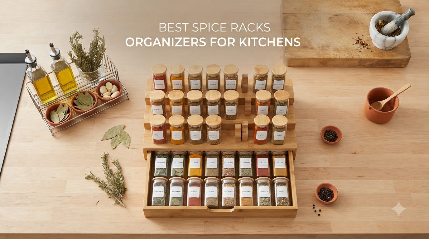 best spice racks organizers for kitchens