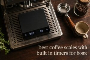 best coffee scales with built in timers for home