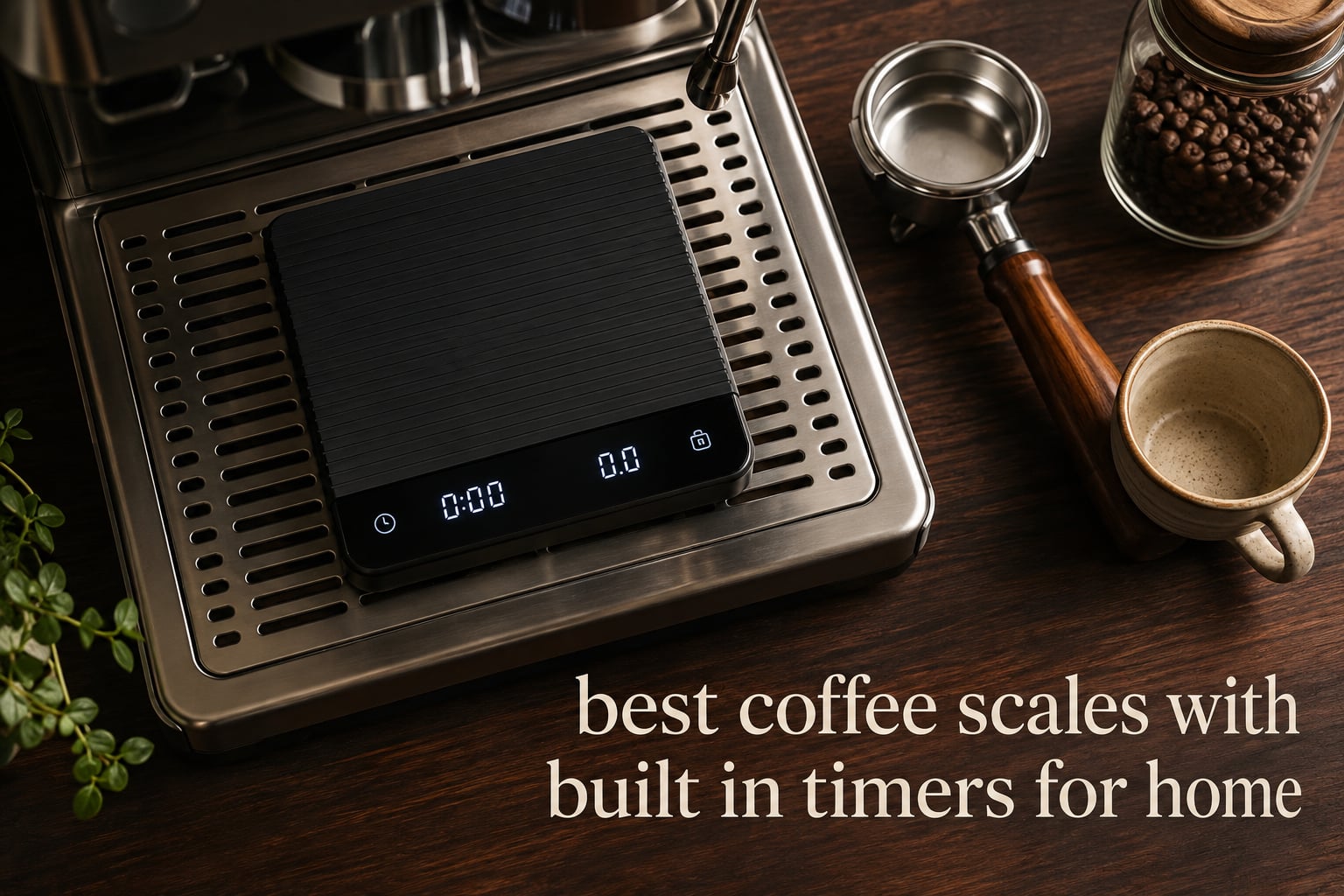 best coffee scales with built in timers for home