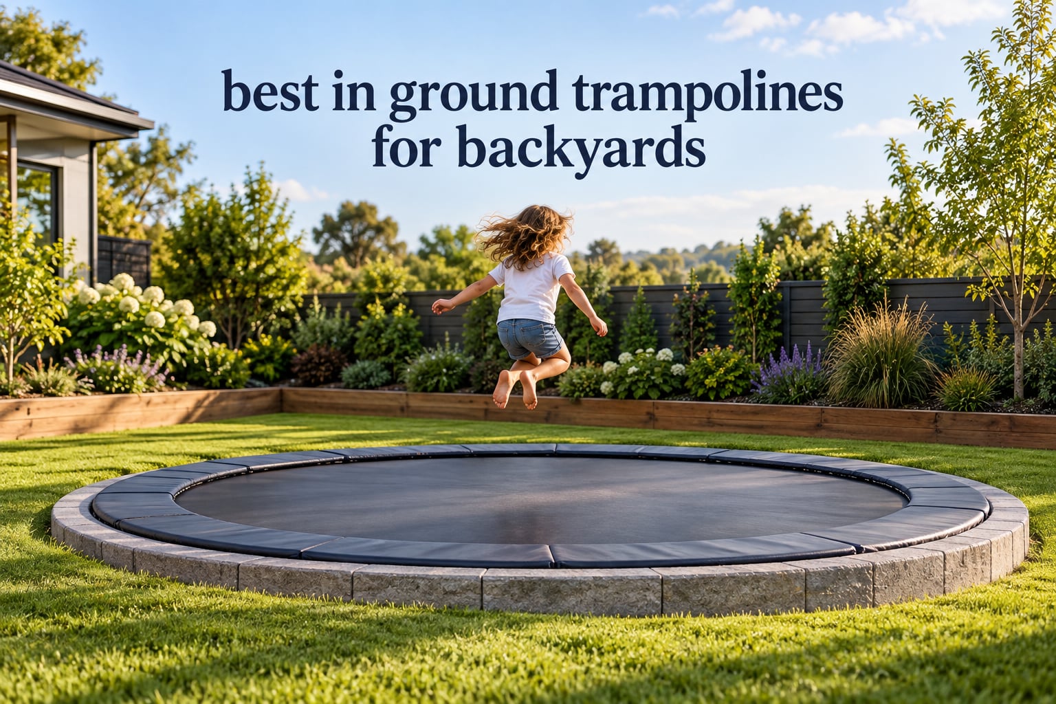 best in ground trampolines for backyards