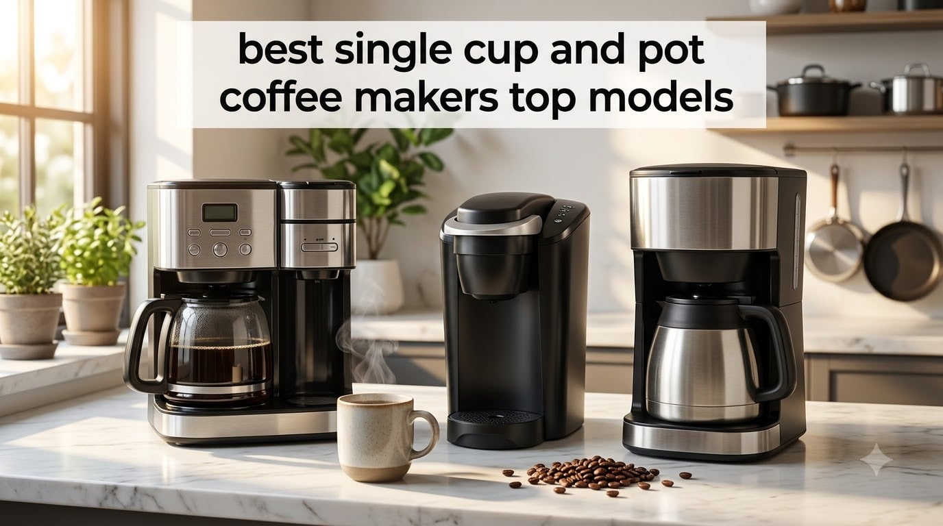 best single cup and pot coffee makers top models