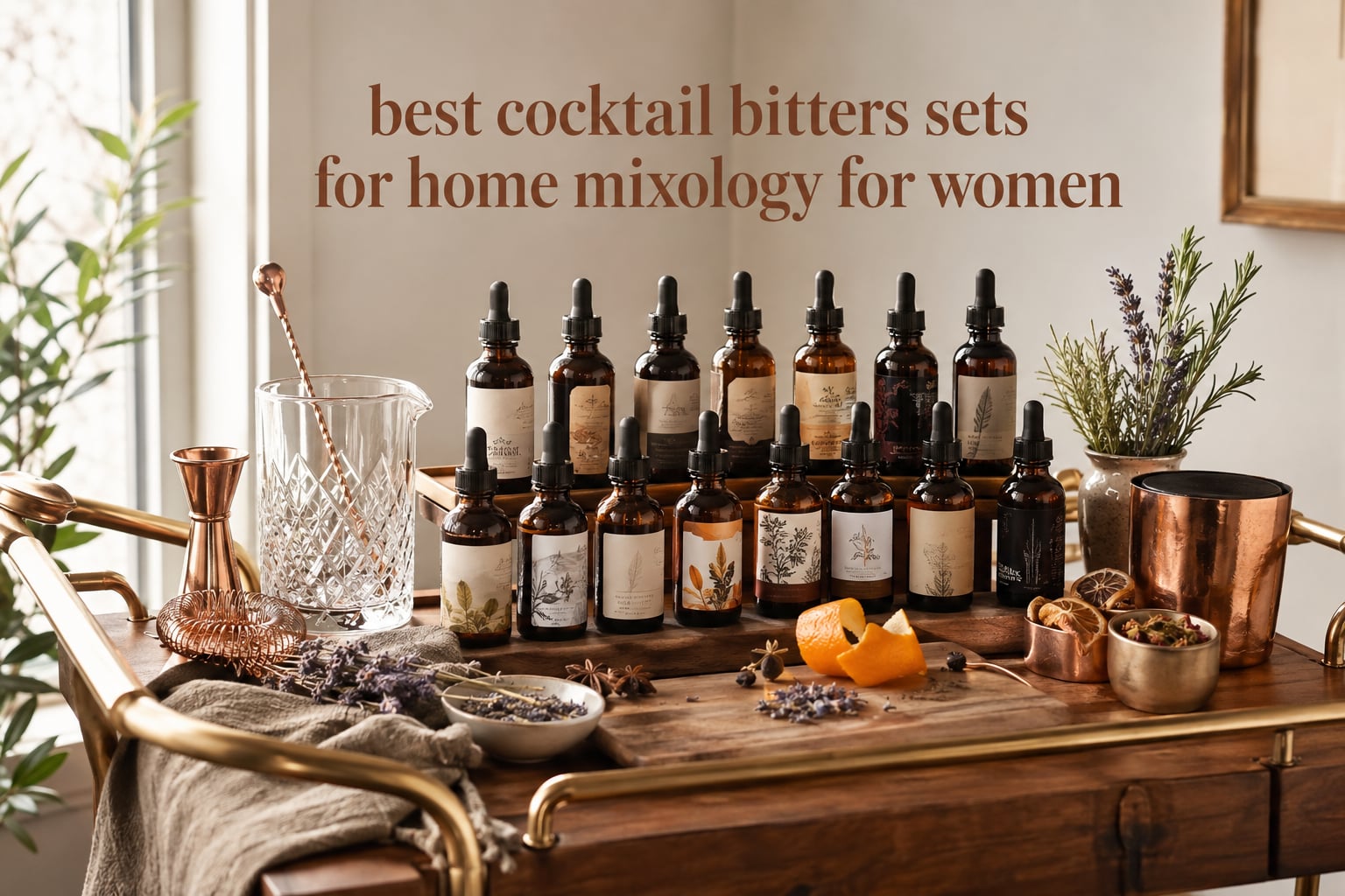 best cocktail bitters sets for home mixology for women