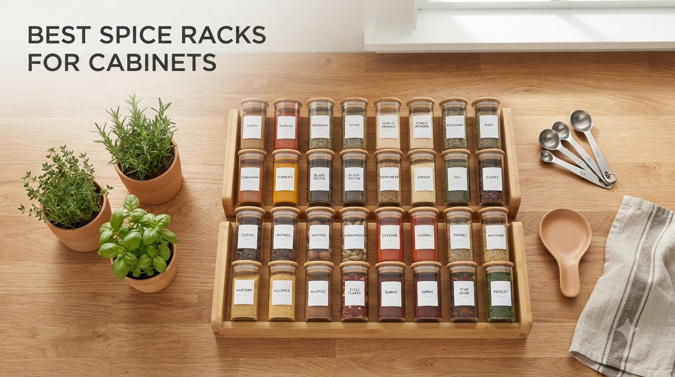 best spice racks for cabinets