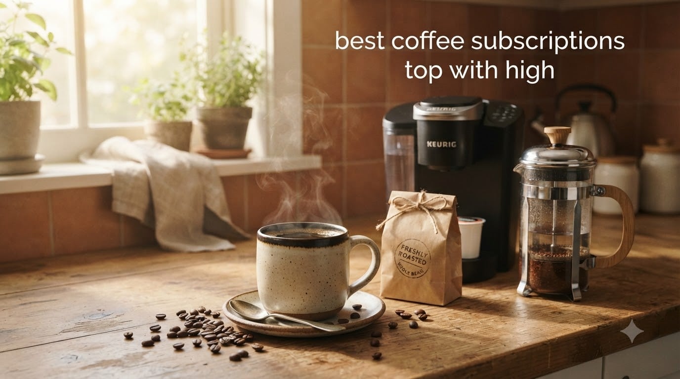 best coffee subscriptions top with high