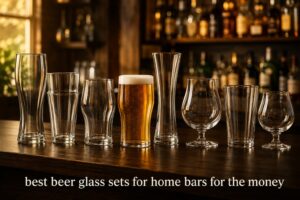 best beer glass sets for home bars for the money