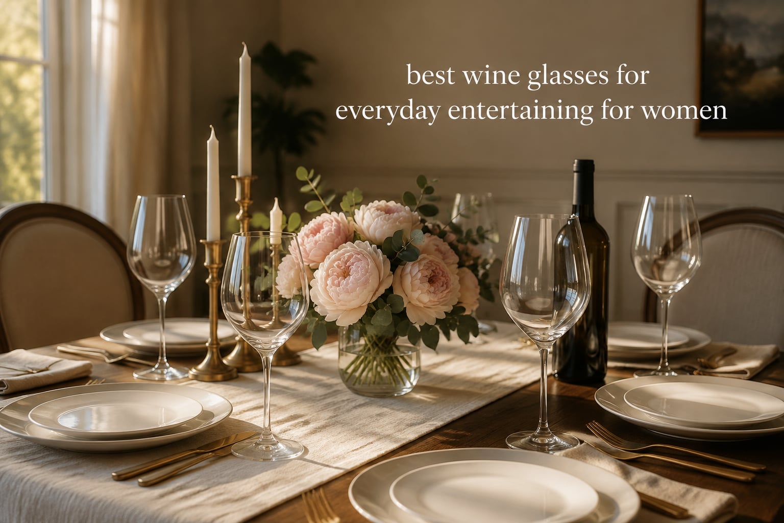 best wine glasses for everyday entertaining for women