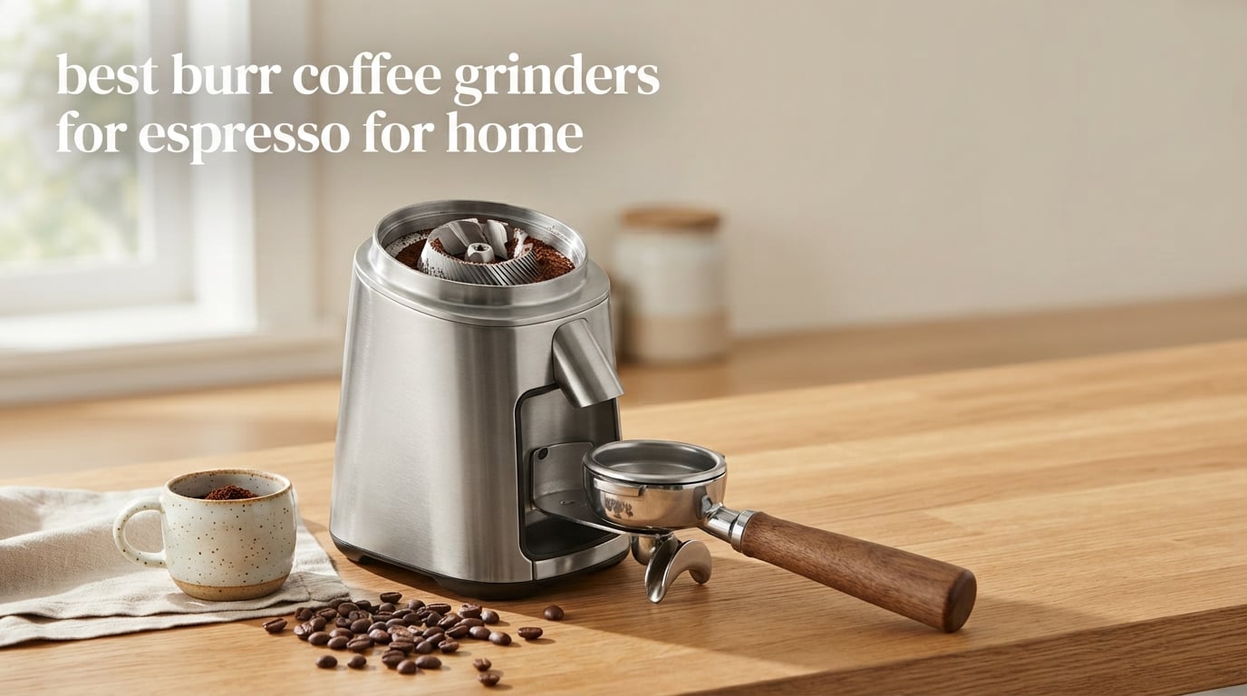 best burr coffee grinders for espresso for home