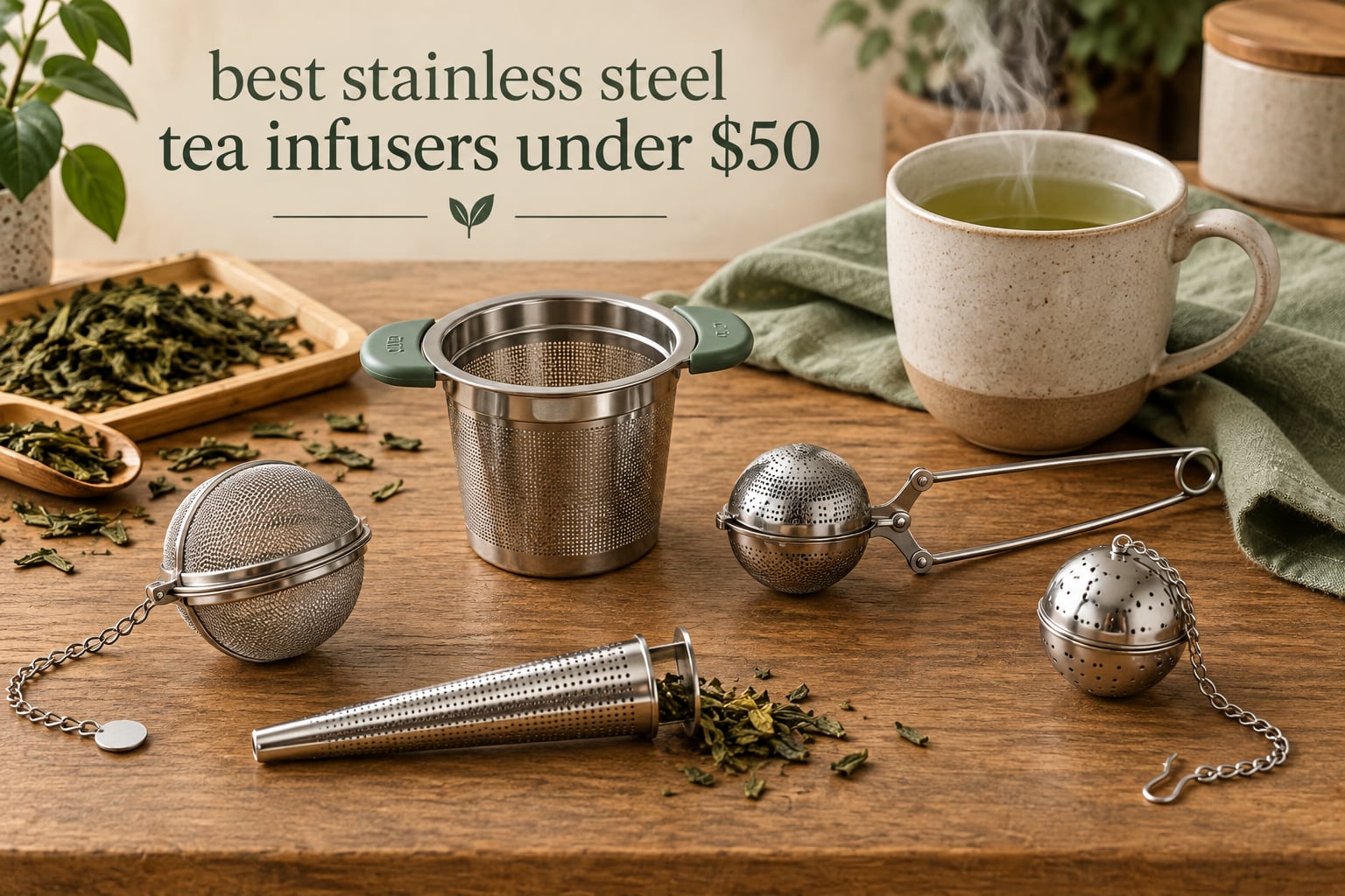 best stainless steel tea infusers under $50