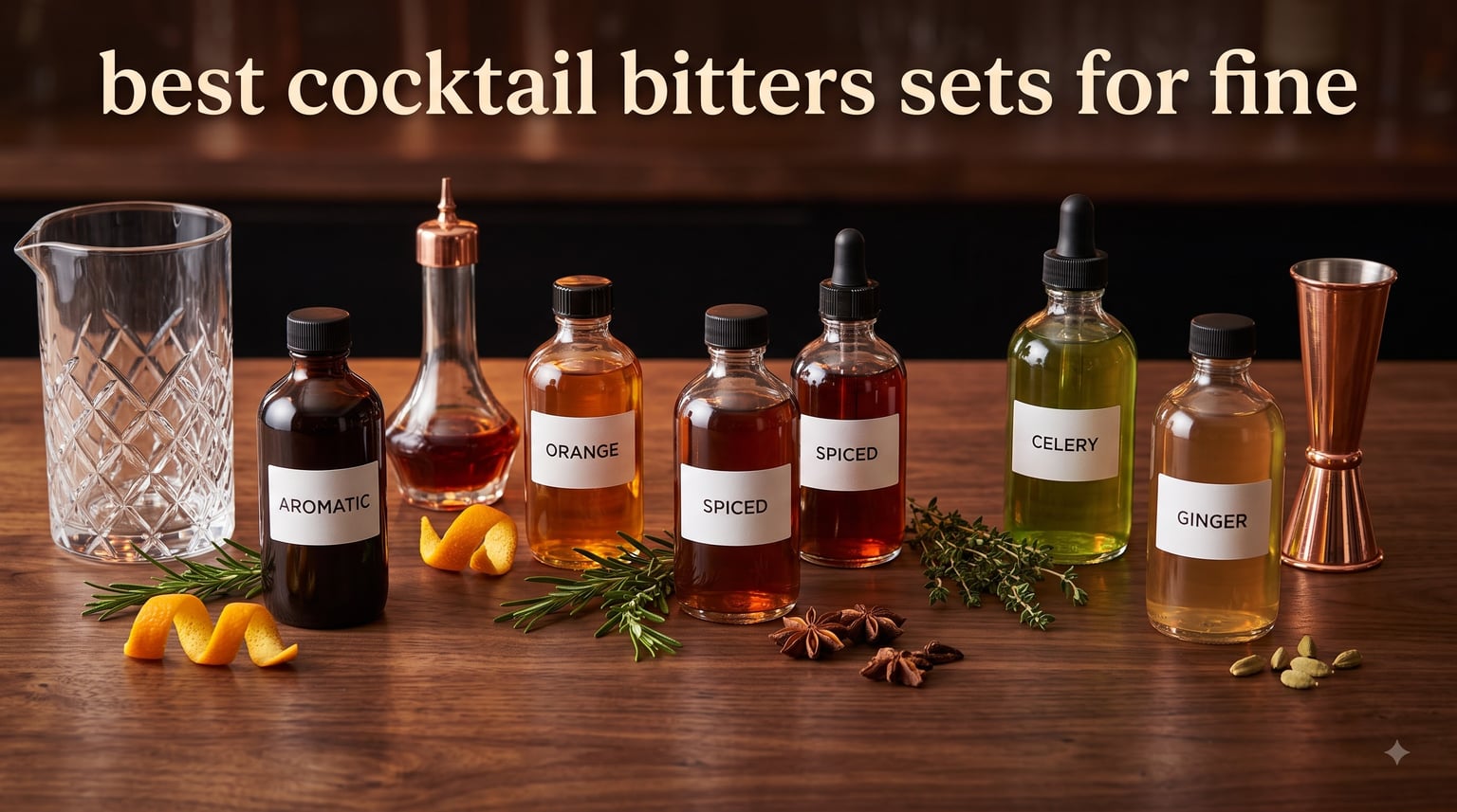 best cocktail bitters sets for fine