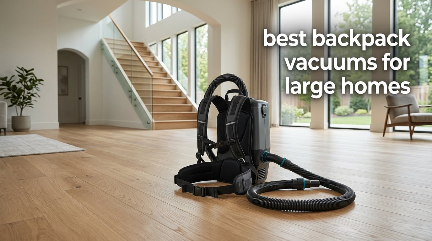 best backpack vacuums for large homes