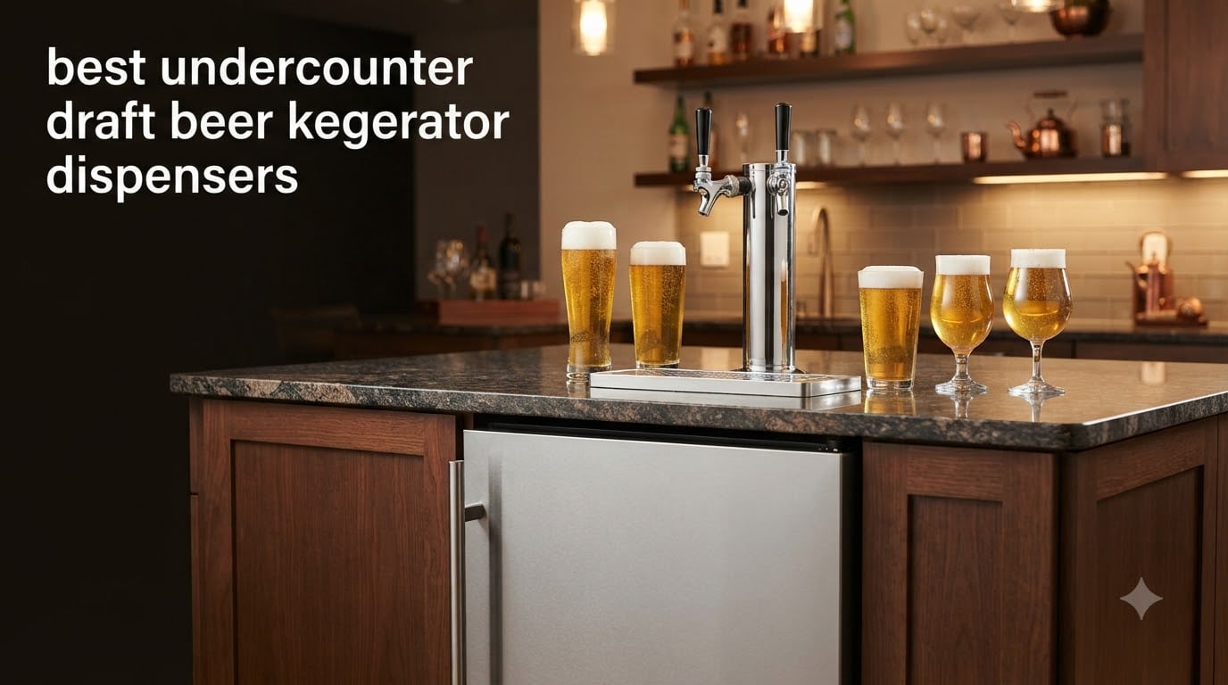 best undercounter draft beer kegerator dispensers
