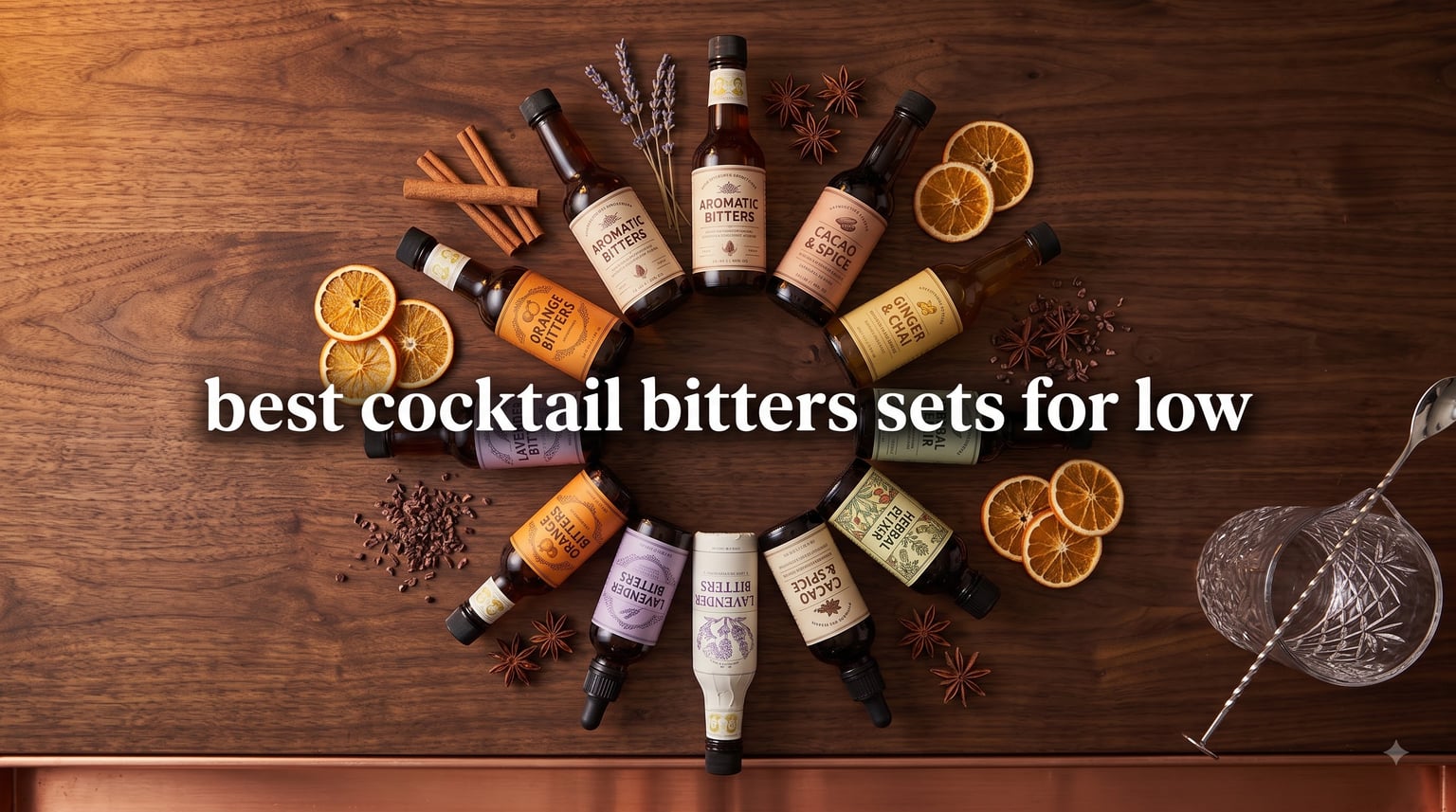 best cocktail bitters sets for low