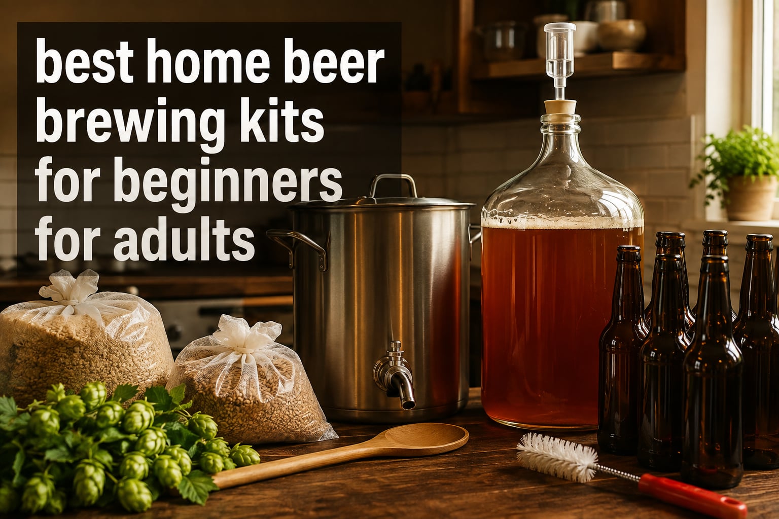 best home beer brewing kits for beginners for adults